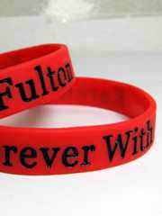 Debossed with Printed Wristband